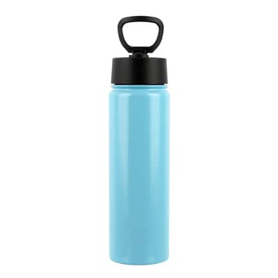 22oz. Stainless Steel Sublimation Water Bottle with Travel Lid by