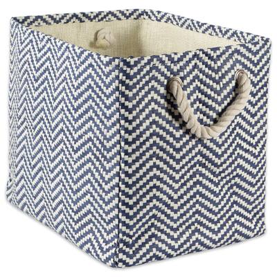 DII® Medium Chevron Rectangle Paper Bin, Color: Nautical Blue | Michaels