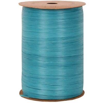 JAM Paper 100yd. Raffia Ribbon, Color: Caribbean Blue | Michaels