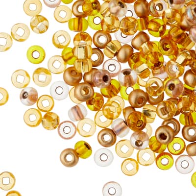 John Bead Czech Glass Seed Beads Mix, 6/0 image