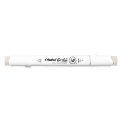 Ohuhu® Honolulu Brush & Chisel Dual Tip Marker, Color: Y62 Sandy