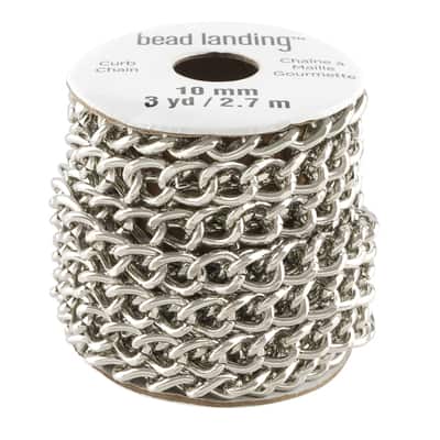 3yd. Cable Chain by Bead Landing™, Color: Rhodium | Michaels