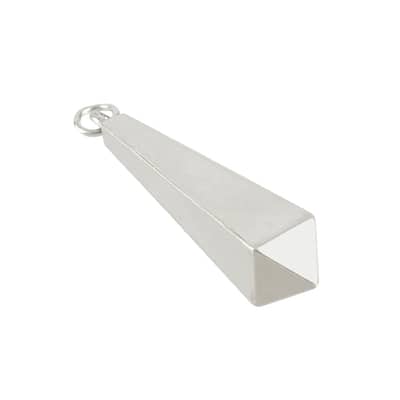 Silver Metal Icicle Prism Pendant by Bead Landing™ image