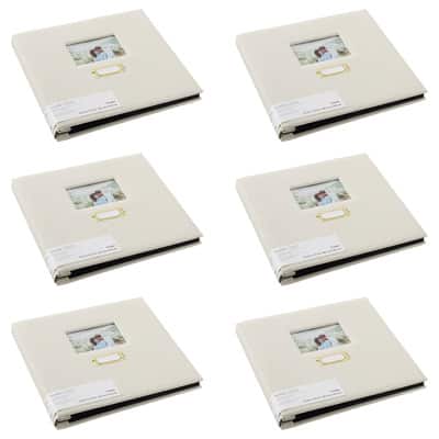 Buy in Bulk - 6 Pack: Cream & White Photo Album by Recollections