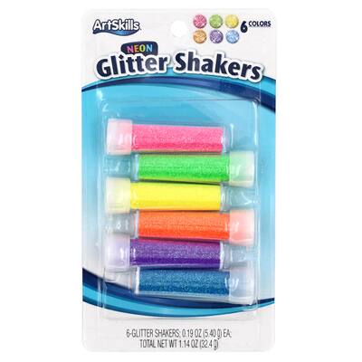ArtSkills® 6 Color Neon Glitter Shaker Set | Michaels