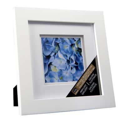Gallery White Frame with Double Mat by Studio Décor® image