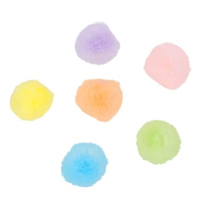 0.5" Pastel Pom-Poms by Creatology™ image