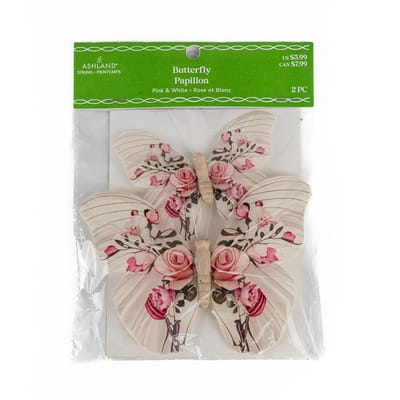 Pink & White Butterfly Set by Ashland® | Michaels