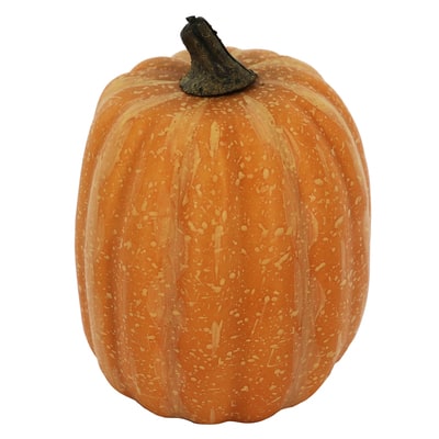 4.8" Yellow Orange Decorative Pumpkin by Ashland® image