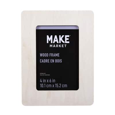4" x 6" Ready-to-Finish Wood Frame by Make Market® image
