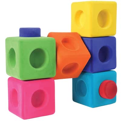 Rubbabu Rubbablox Natural Rubber Foam Building Block Set | Michaels