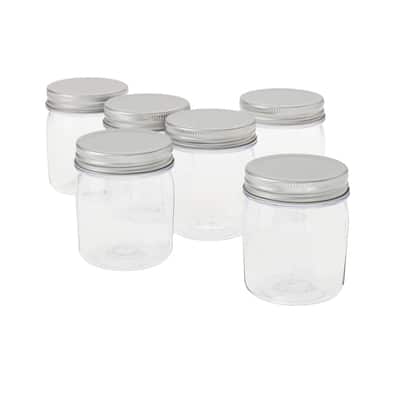 8oz. Plastic Mason Jars by Celebrate It™, 6ct. image