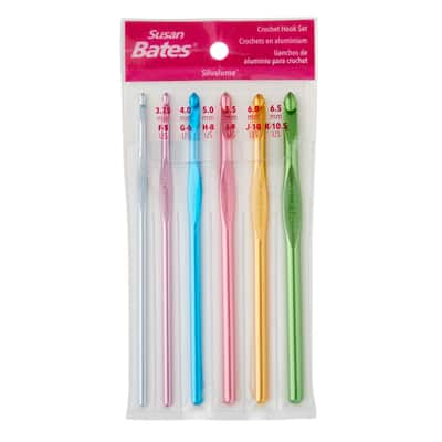 Susan Bates® Silvalume® Crochet Hook Set