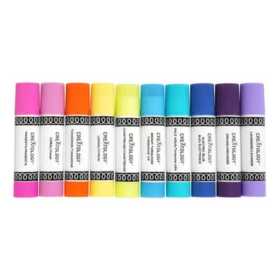 Bright 10 Colour Kids Paint Sticks by Creatology™ image