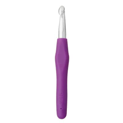 Ergonomic Aluminum Crochet Hook by Loops & Threads® image