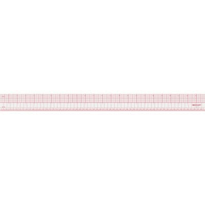 Westcott® 8ths Clear Beveled Ruler, Size: 24