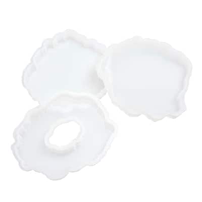 Resin Geode Coaster Mould Set by Craft Smart™ image