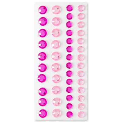 Recollections™ Two-Tone Pack of Rhinestones, Color: Pink | Michaels