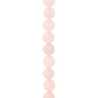 Pink Rose Quartz Round Beads, 10mm by Bead Landing™ image