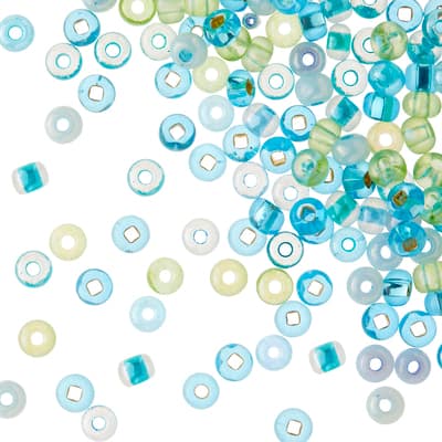 John Bead Czech Glass Seed Beads Mix, 6/0 image