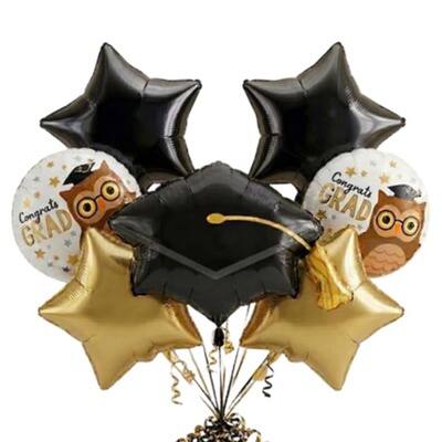 Congrats Grad Owl Foil Balloon Bundle, Size: Party Starter | Michaels