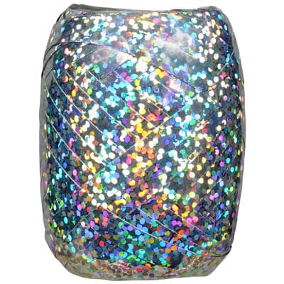 66ft. Holographic Silver Ribbon Keg By Celebrate It™ image