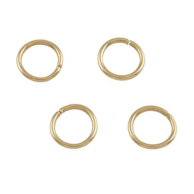 9mm Gold Jump Rings, 85ct. by Bead Landing™ image