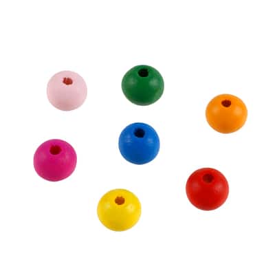 Round Wood Beads by Creatology™ image