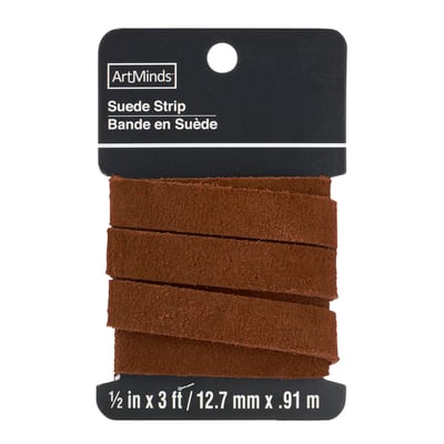 Medium Brown Suede Strip by ArtMinds™ image