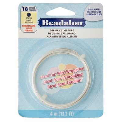 Beadalon® German Style Wire, Round, 18 Gauge image