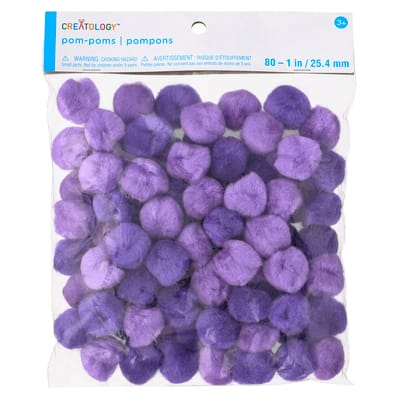 1" Pom Poms Value Pack by Creatology™ image