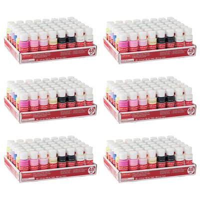 Buy in Bulk - 6 Packs: 48 ct. (288 total) Super Value Acrylic