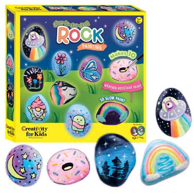 Faber-Castell® Glow in the Dark Rock Painting Kit