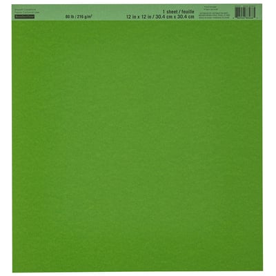 Smooth Solid Cardstock Paper by Recollections™, 12" x 12" image