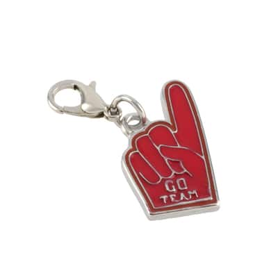 Red Foam Finger Charm by Bead Landing™ image