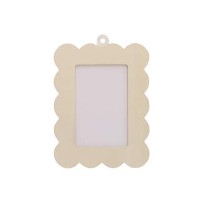 4" x 6" Wooden Scalloped Frame by Make Market®