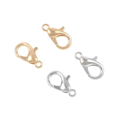Silver & Gold Lobster Claw Clasps by Creatology™ image
