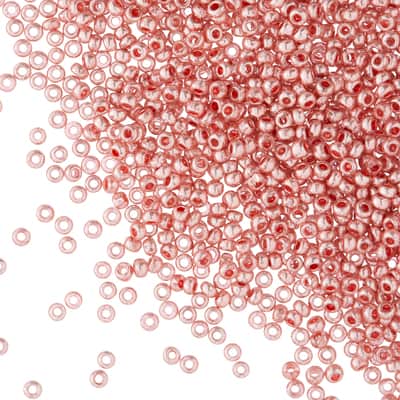 John Bead Opaque Czech Glass Seed Beads, 11/0 image