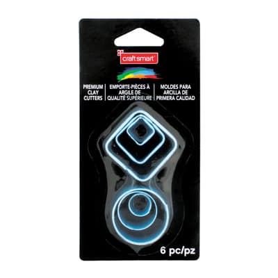 Square & Circle Premium Clay Cutters By Craft Smart® image