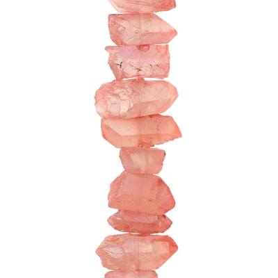 Peach Crystal Chunk Beads by Bead Landing™ image