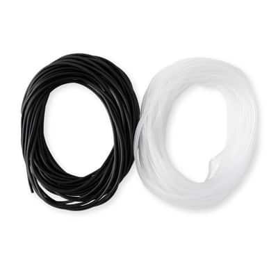 Black & Frost Pony Bead Lacing By Creatology™ image