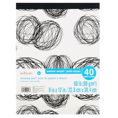 Creatology™ Kids Drawing Paper Pad, 40 Sheets image