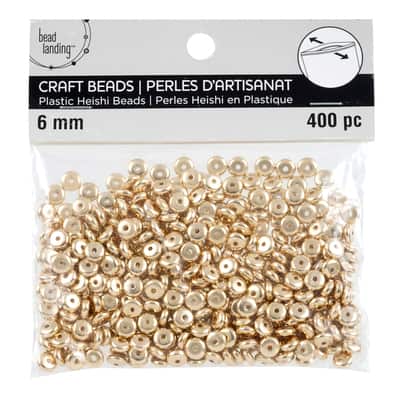 Gold Heishi CCB Craft Beads, 6mm by Bead Landing™ image