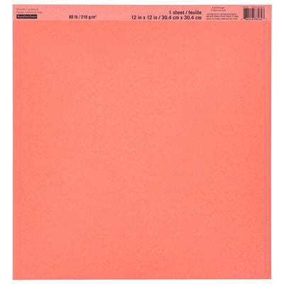 Smooth Solid Cardstock Paper by Recollections™, 12" x 12" image