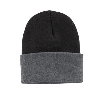 Port & Company® Knit Cap, Color: Black/Athletic Royal | Michaels