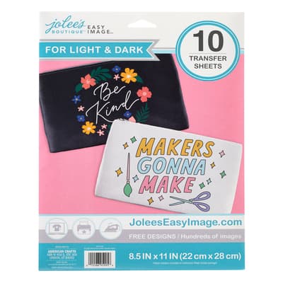 Jolee's Boutique® Easy Image® Transfer Paper, Light & Dark image
