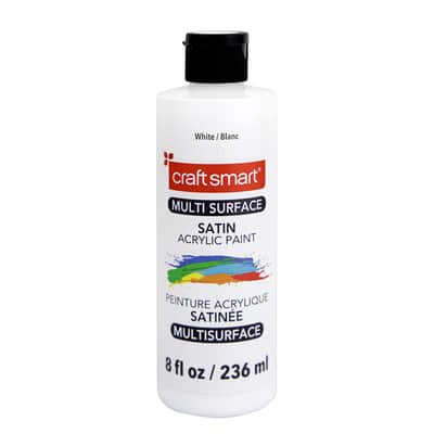 Multi-Surface Premium Satin Acrylic Paint by Craft Smart®, 8 oz. image
