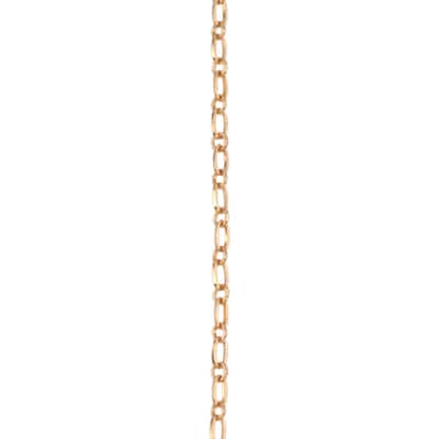 7.5" Gold Paperclip Charm Bracelet by Bead Landing™ image