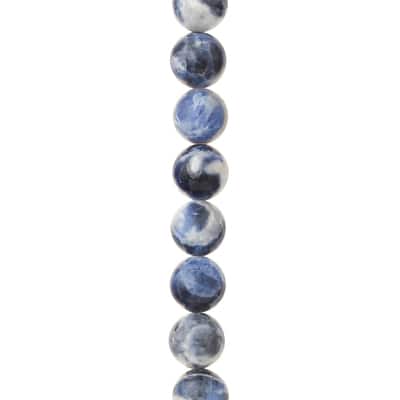 Blue Sodalite Stone Round Beads, 10mm by Bead Landing™ image