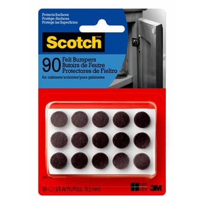 Scotch™ Felt Bumpers, 90ct. image